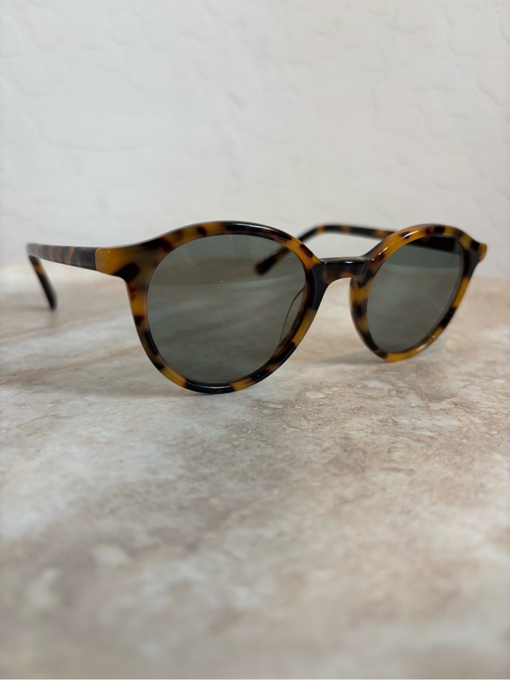 Madewell Layton Tortoiseshell Round Sunglasses